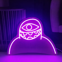 Load image into Gallery viewer, Purple Subtronics Cyclops LED Neon Sign