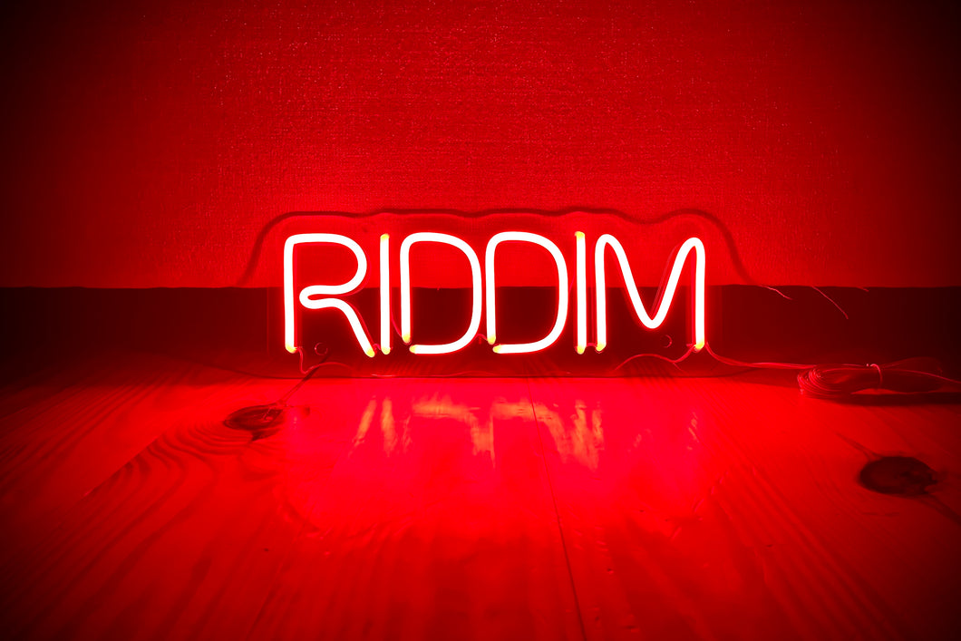RIDDIM LED Neon Sign
