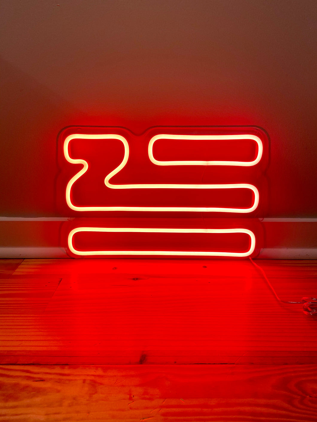 Red ZHU LED Neon Sign