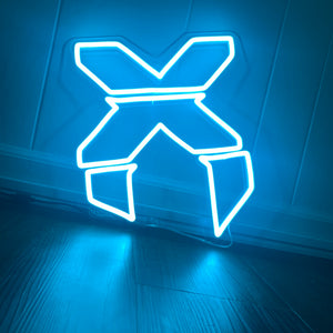 Blue Excision X LED Neon Sign