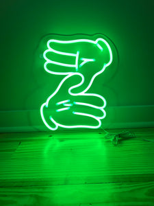 Green Zeds Dead LED Neon Sign