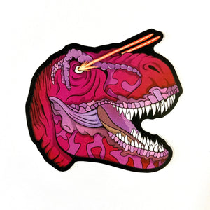 LAZR T Rex (Red) Sticker