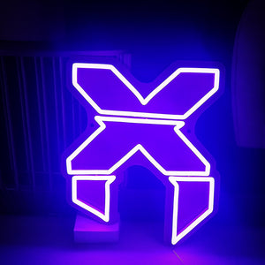 Purple Excision X LED Neon Sign