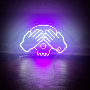Peekaboo LED Neon Sign