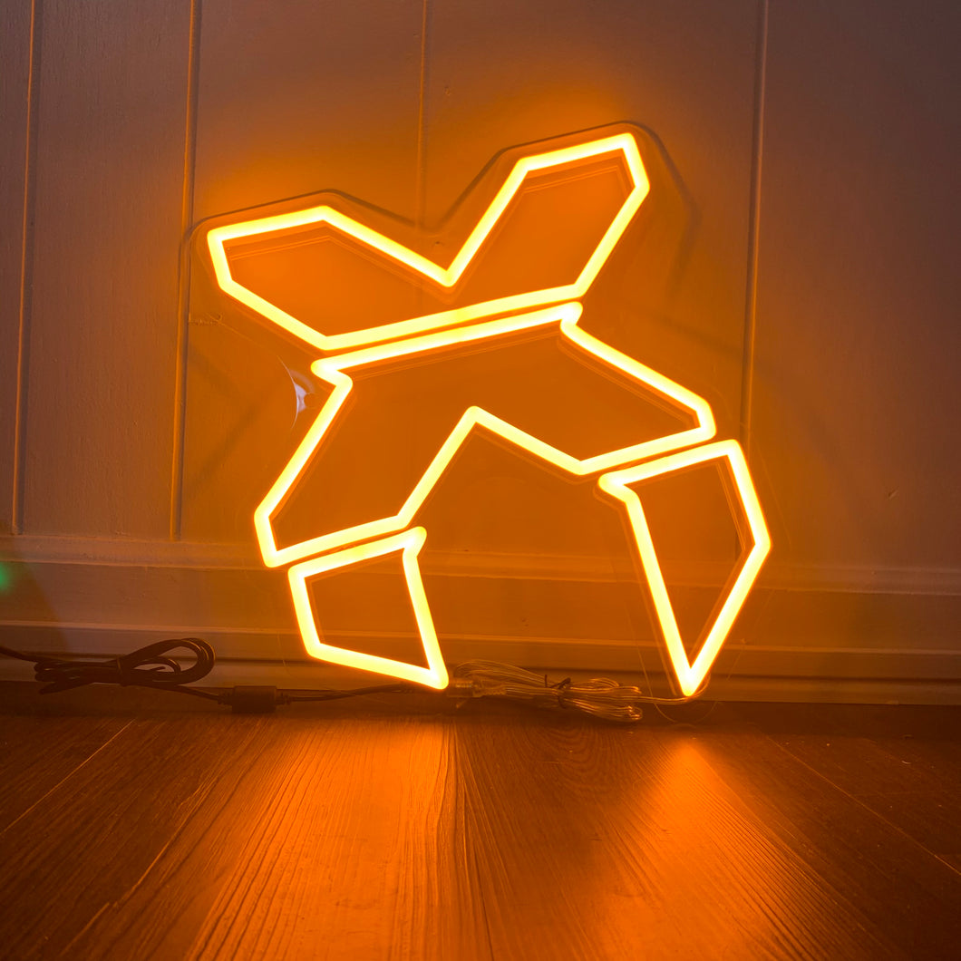 Orange Excision X LED Neon Sign