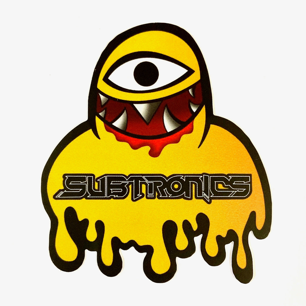 Subtronics Cyclops Army Vampire Rave Baseball Jersey 2 Subtronics Drip Sticker – LAZR LZRD