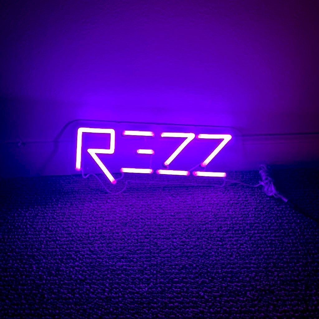 Purple Rezz LED Neon Sign